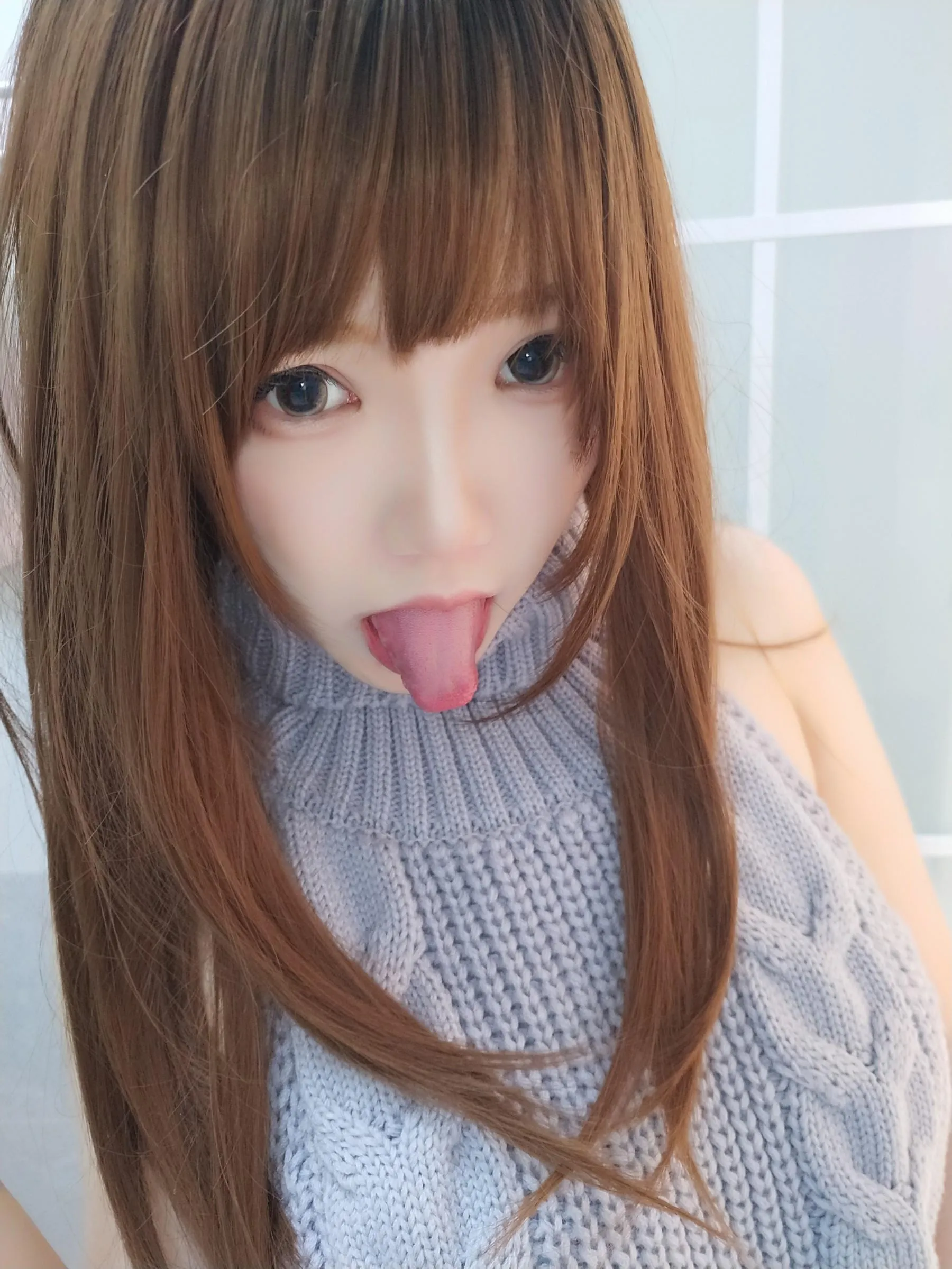 雪晴Astra – 自撮Vol.23 黑丝漏背毛衣[23] [42P]插图8